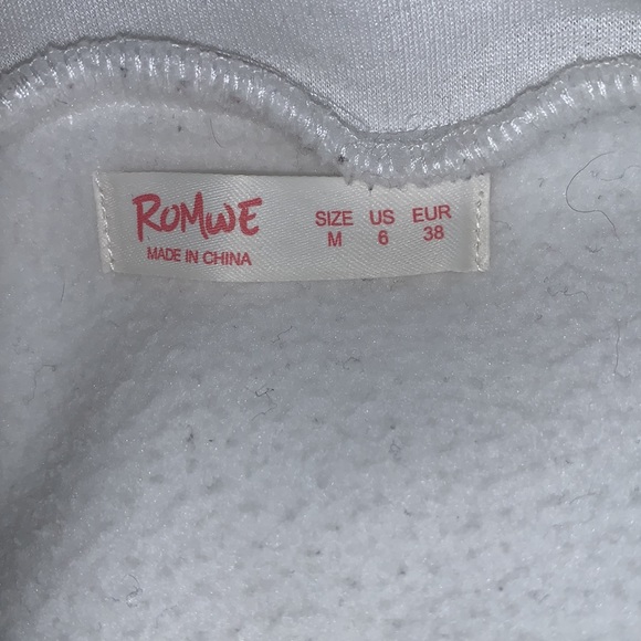 White hoodie with yellow and green sleeves and sweet dreams drinks size medium - Picture 3 of 5